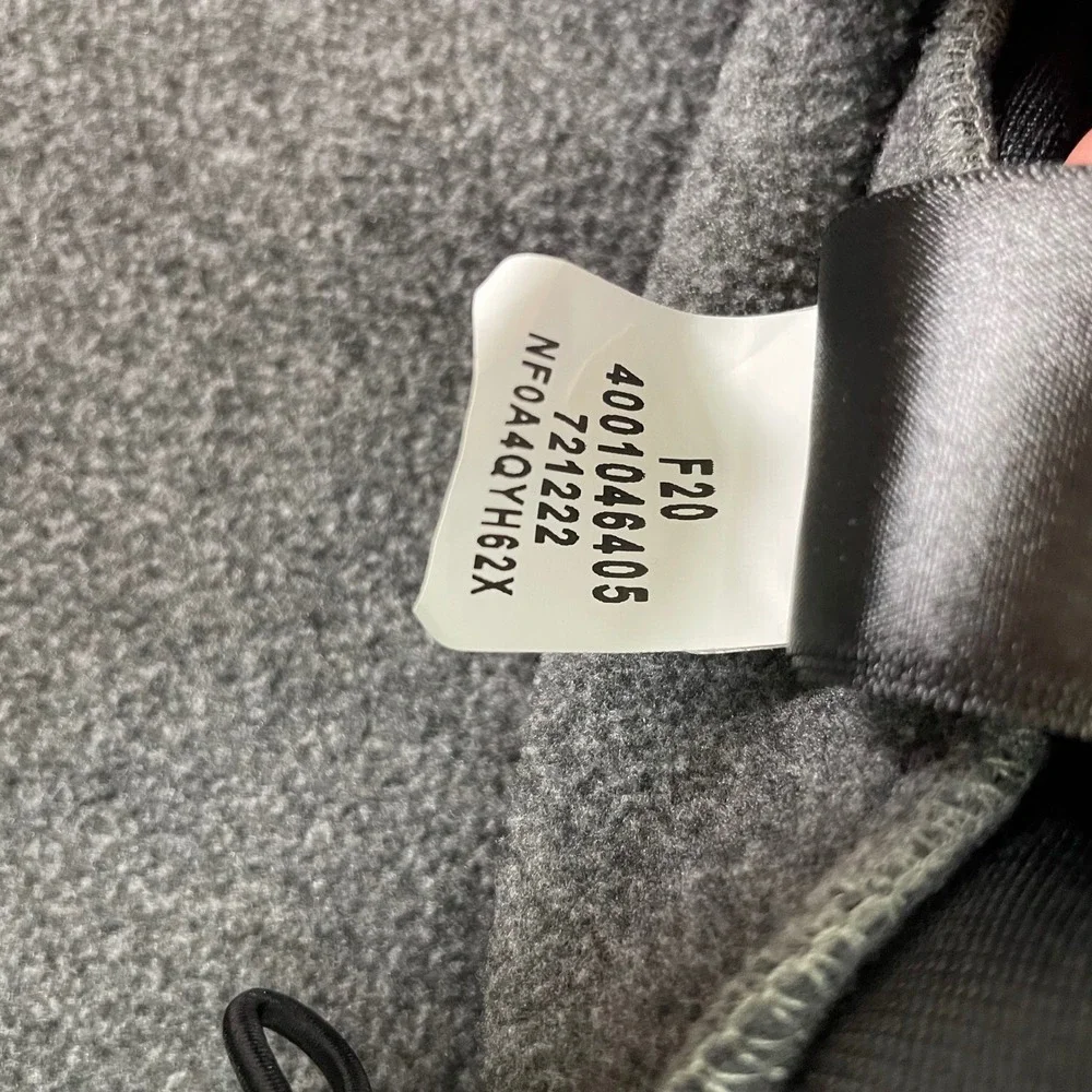The North Face Denali Jacket Mens XXL Gray Black Colorblock Zip Up Outdoor
